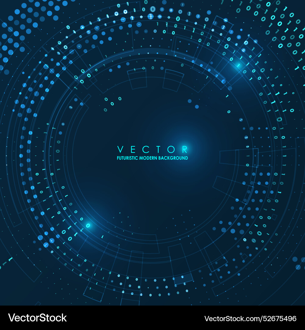 Abstract big data visualization Abstract big data visualization vector image