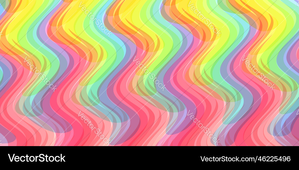 Abstract wavy background with dynamic effect Vector Image