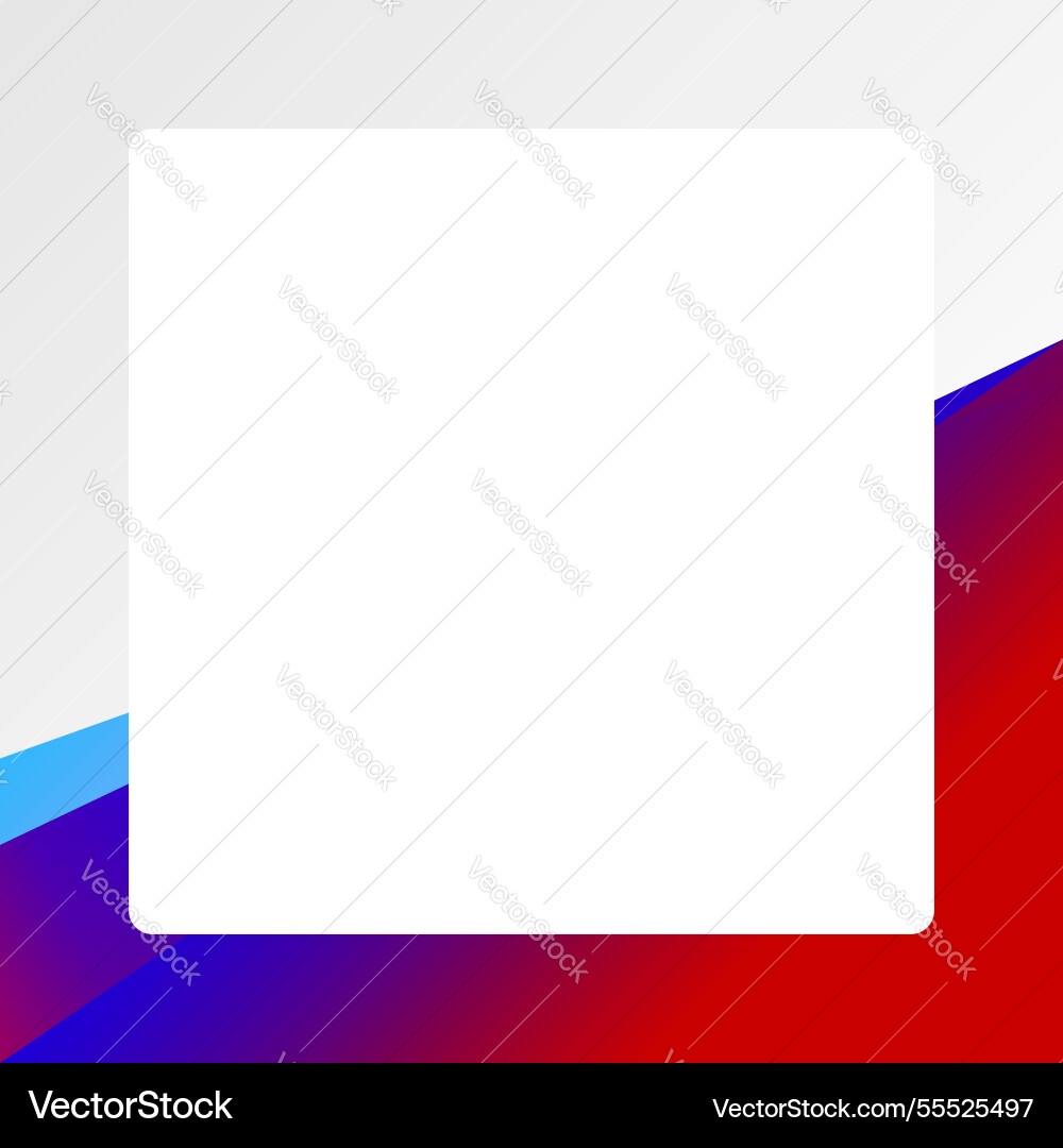Blue red gradient color frame banner web template Blue red gradient color frame banner web template Vector Image