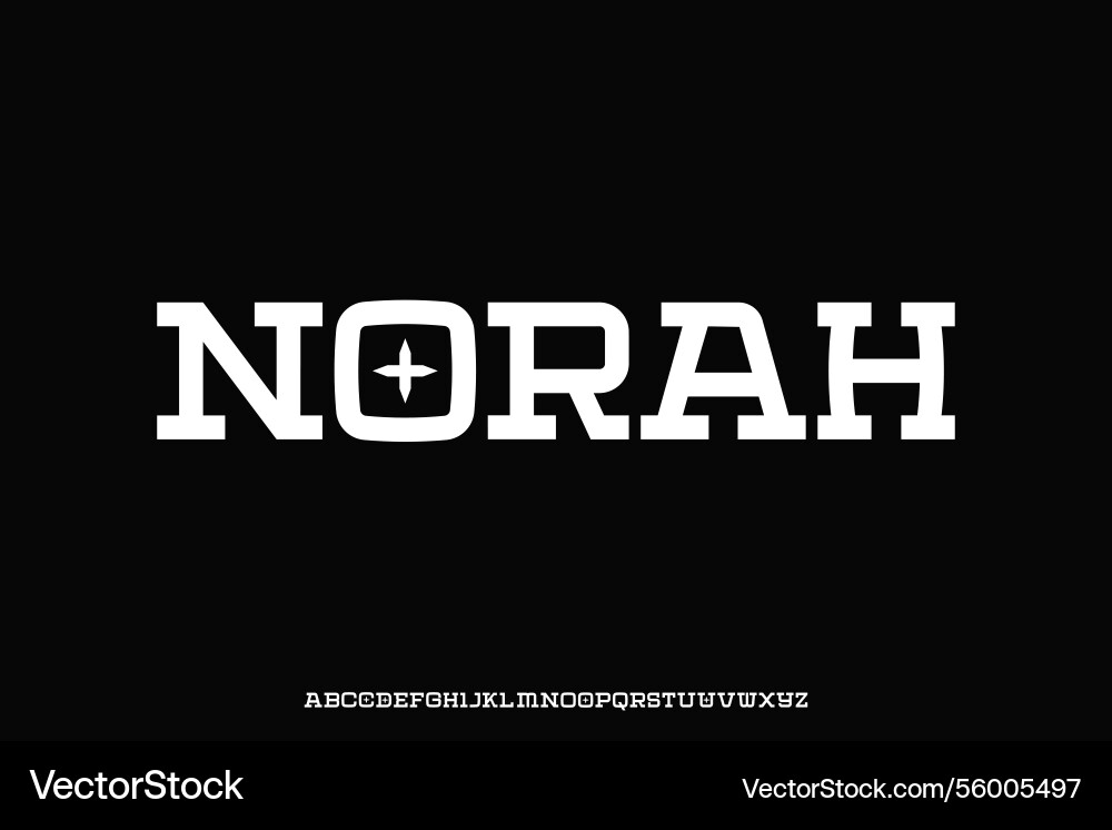Display alphabet font design suitable Display alphabet font design suitable vector image