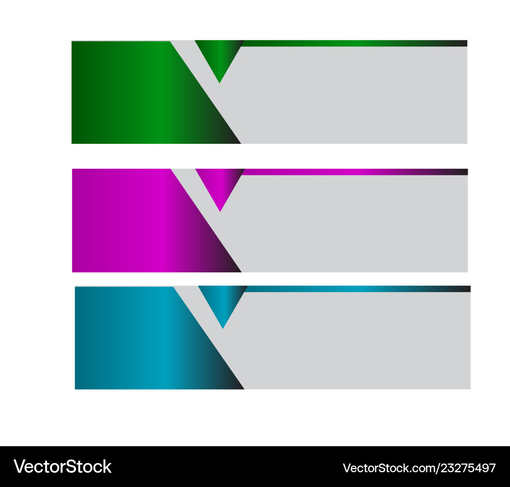 Set of abstract design templates Vector Image