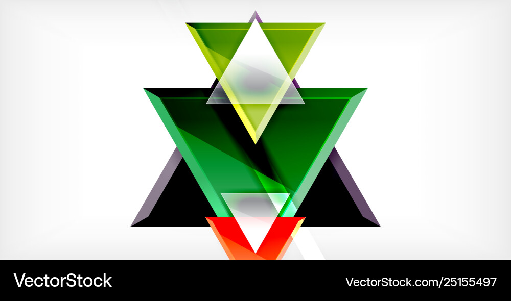 Triangle abstract background Vector Image