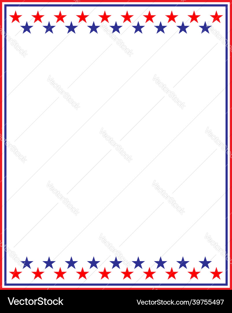 Usa Flagge Symbole Rahmenrand Usa Flagge Symbole Rahmenrand vektorbild