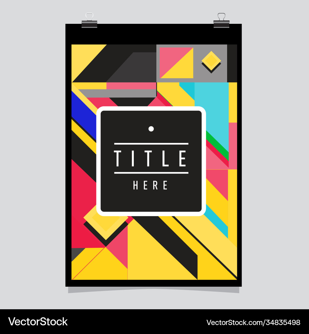 Abstract colorful geometric pattern background Abstract colorful geometric pattern background Vector Image