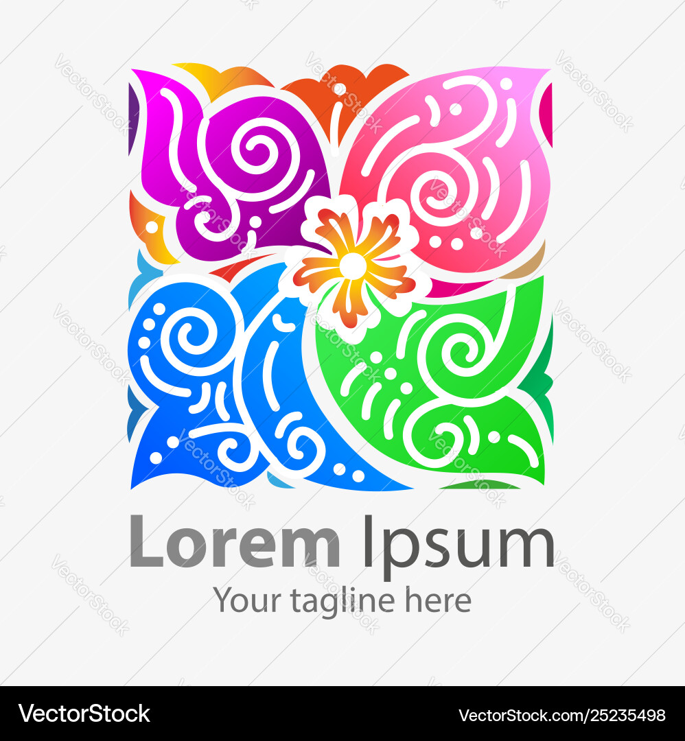 Batik symbol Royalty Free Vector Image - VectorStock