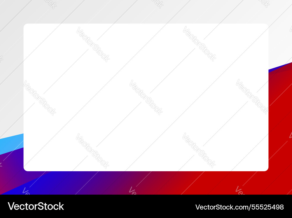 Blue red gradient color frame banner web template Blue red gradient color frame banner web template Vector Image