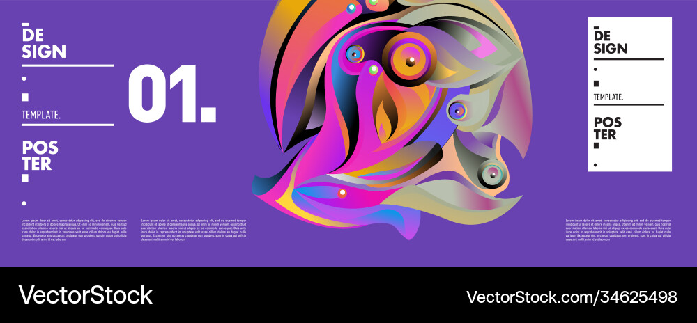 Landing page background template with colorful Landing page background template with colorful Vector Image