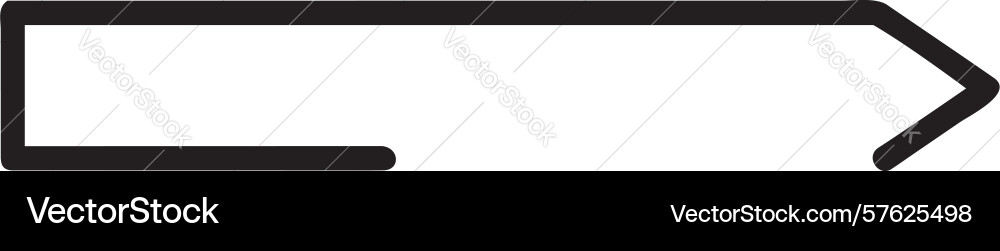 Outline right arrow icon design generative ai vector image