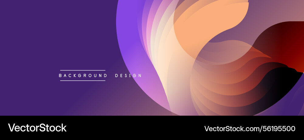 Abstract background features layered flowing Abstract background features layered flowing vector image