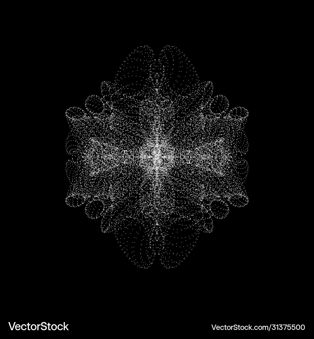 Abstract biological object science vector image