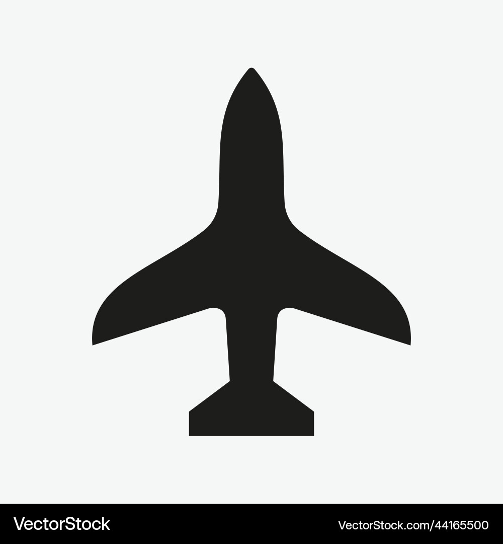 Airplane icon template for web computer Vector Image
