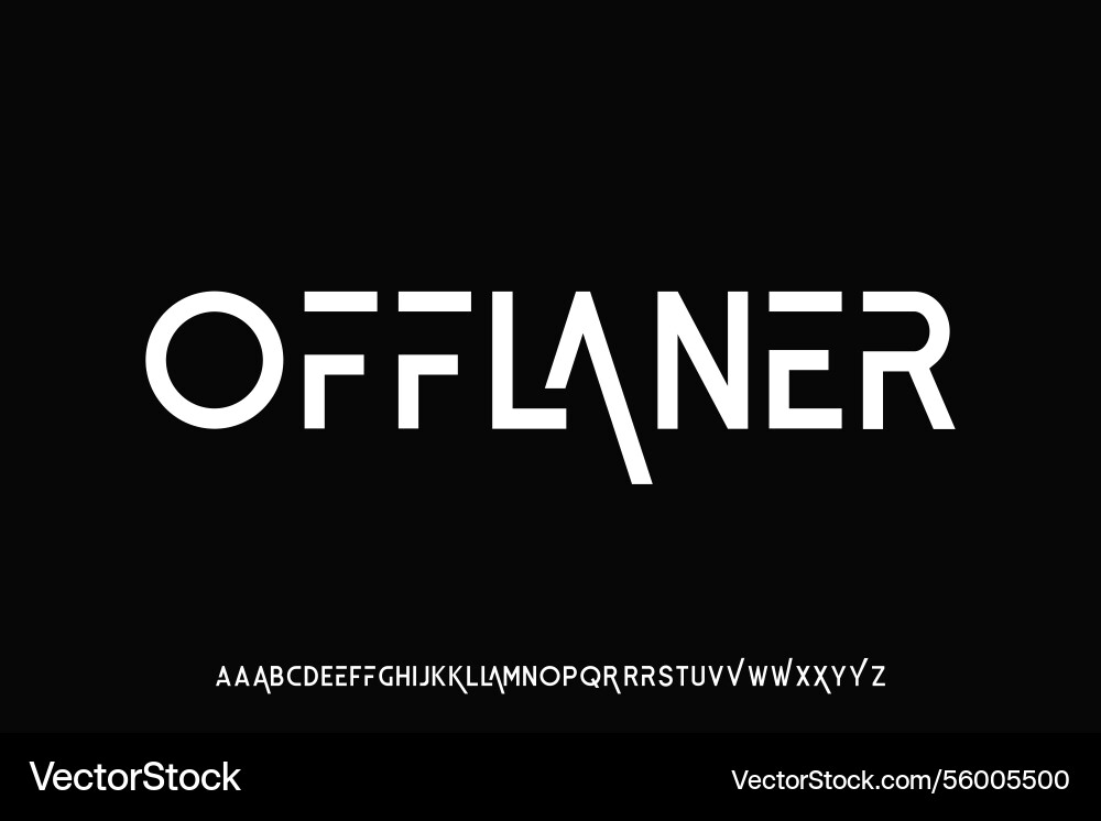 Display alphabet font design suitable Display alphabet font design suitable Vector Image