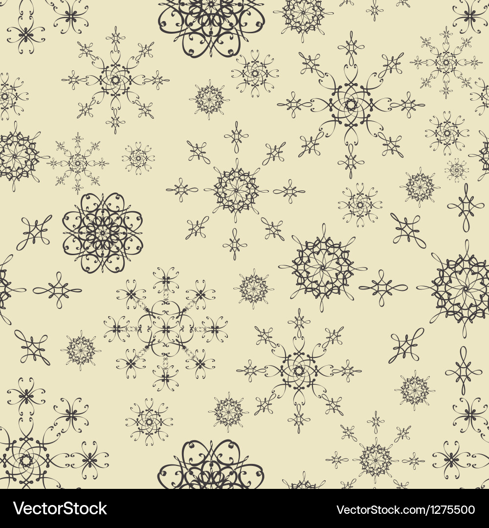 Elegant Snowflake Pattern Vector Image