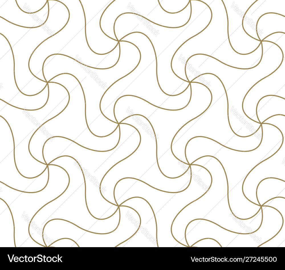 Seamless pattern with abstract geometric line Vector Image