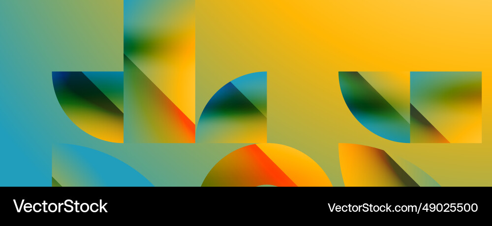 Simple geometric forms - dynamic Vector Image