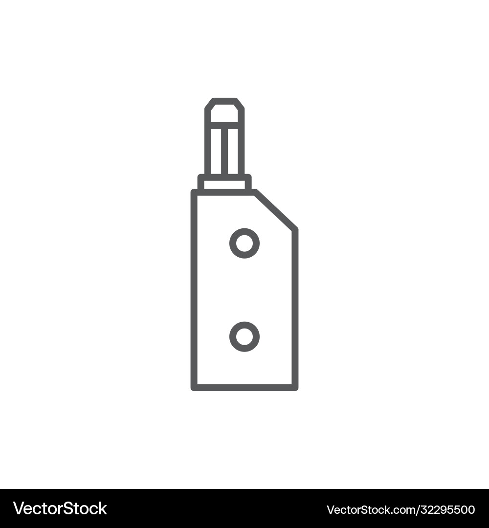 Vaporizer electric cigarette icon symbol isolated Vector Image