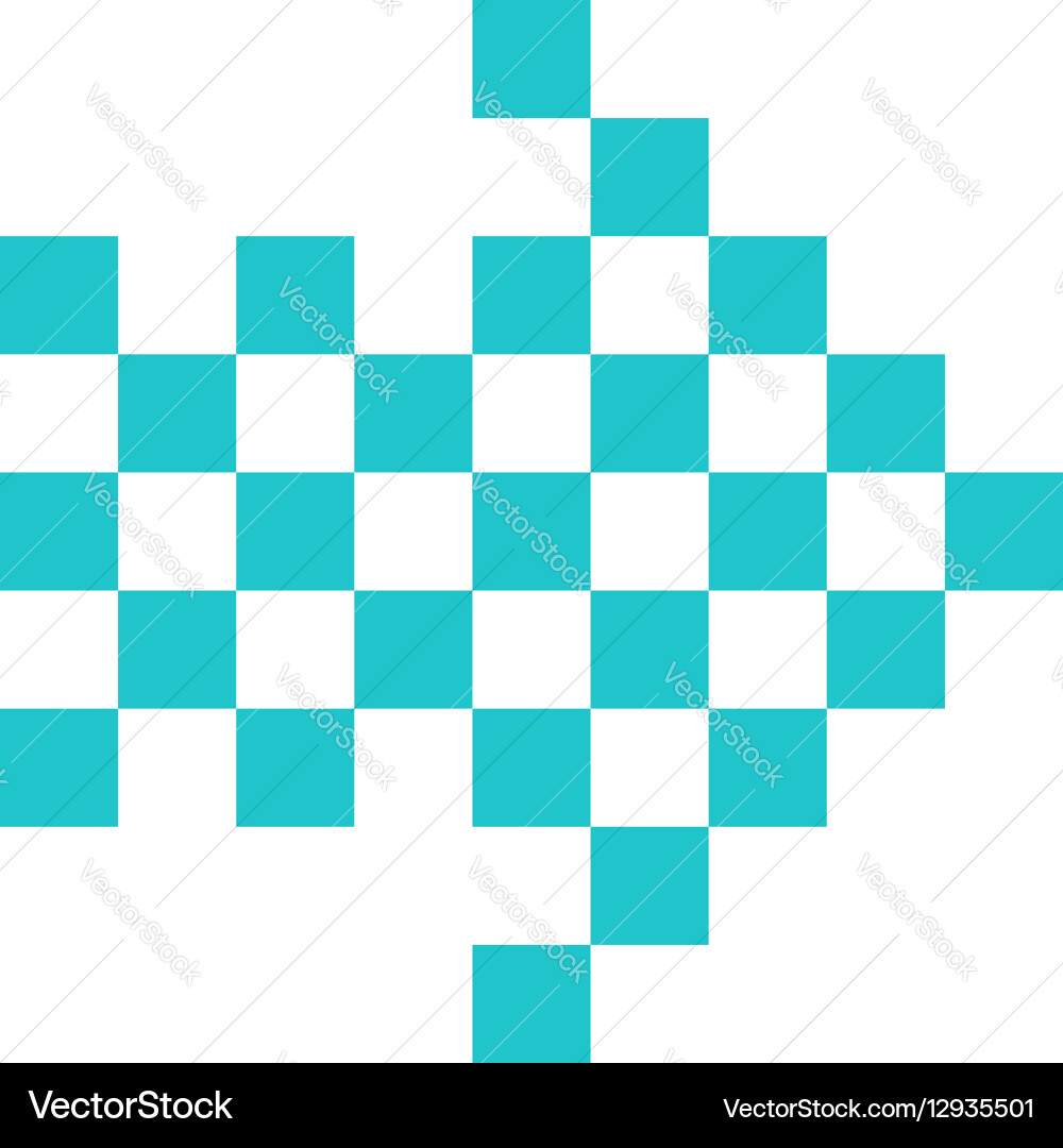 Arrow icon direction digital sign pointer button Arrow icon direction digital sign pointer button vector image