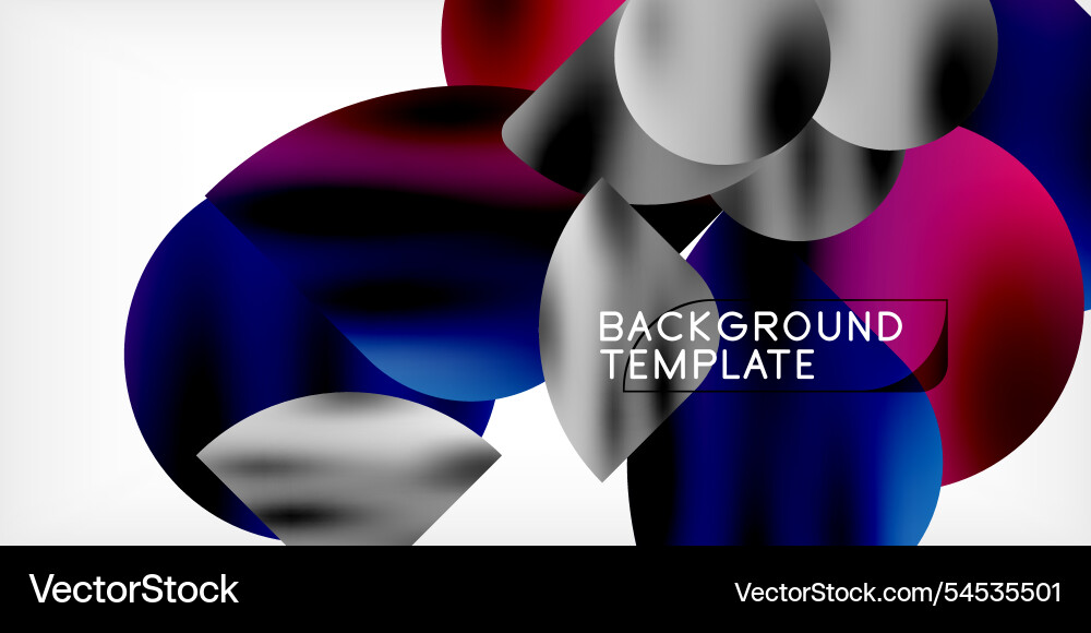 Bright circles with shadows abstract background Bright circles with shadows abstract background Vector Image