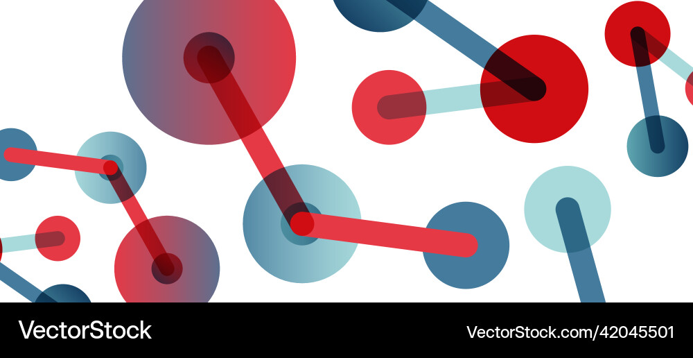 Network concept abstract background dots Vector Image