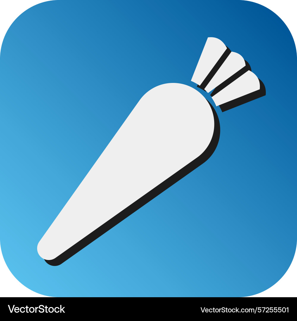 Parsnip Glyph Gradienten Hintergrundsymbol Vektorbild