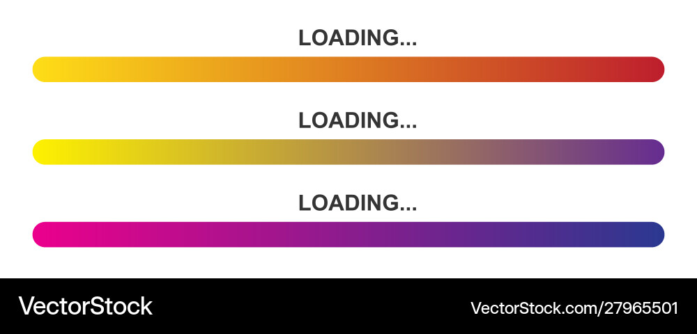 Set loading icons Vector Image