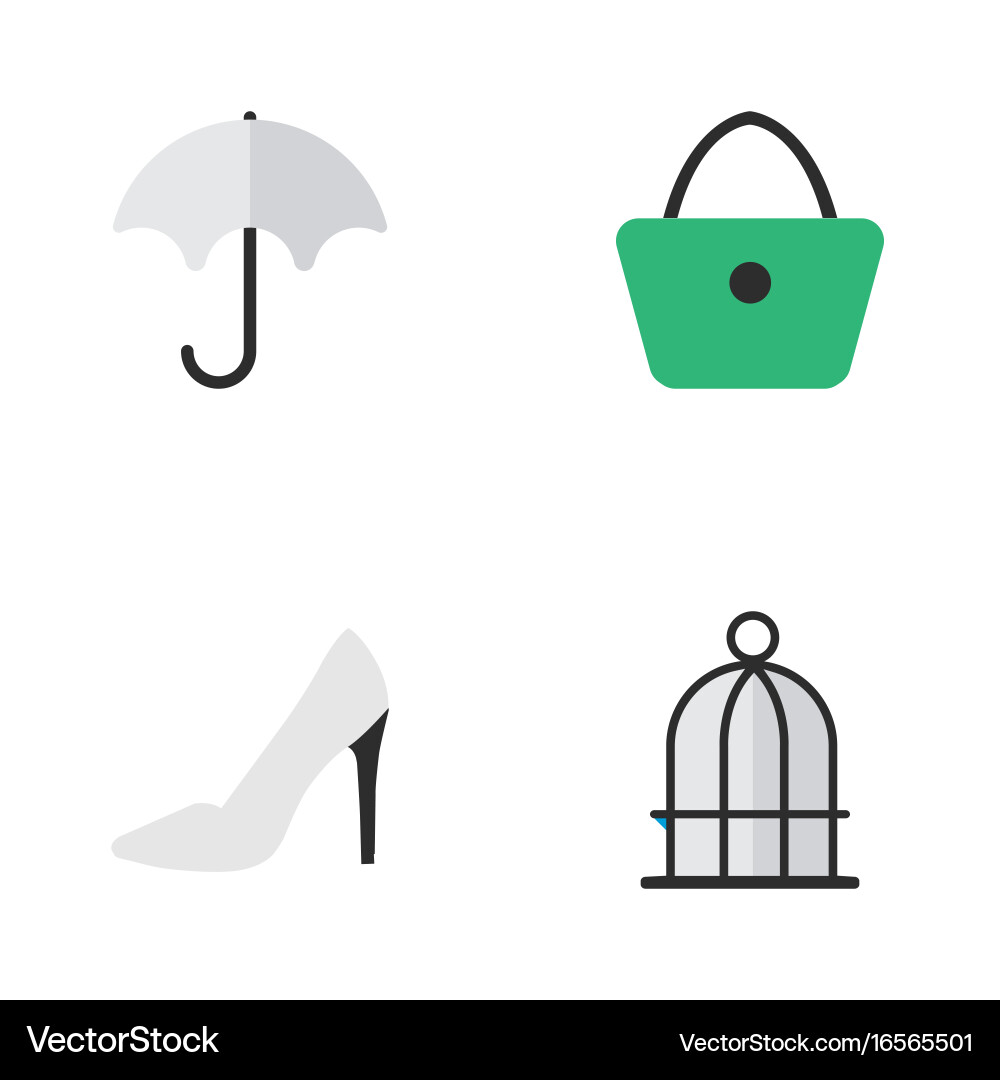 Set of simple instrument icons Vector Image