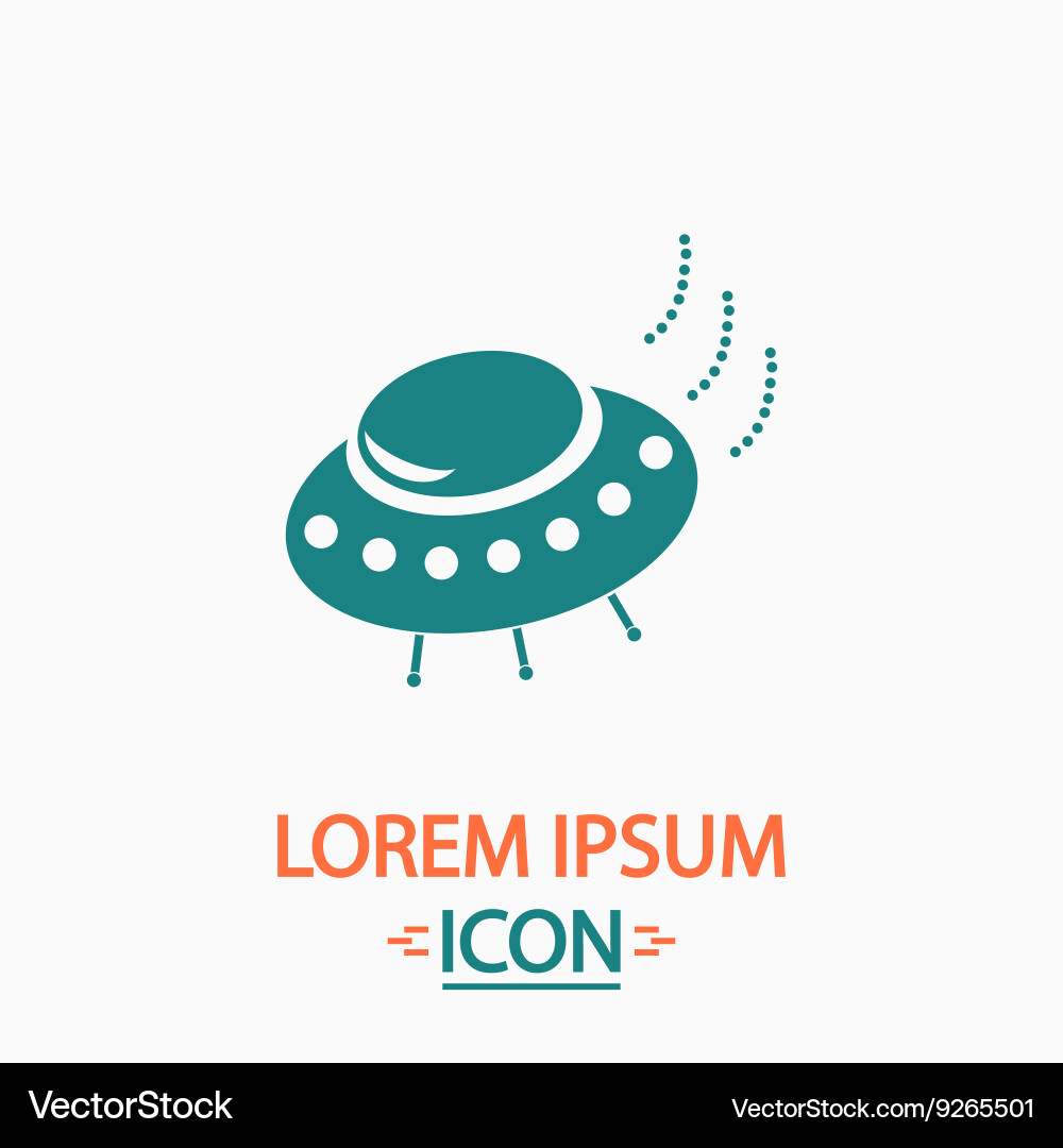 Ufo computer symbol Vector Image