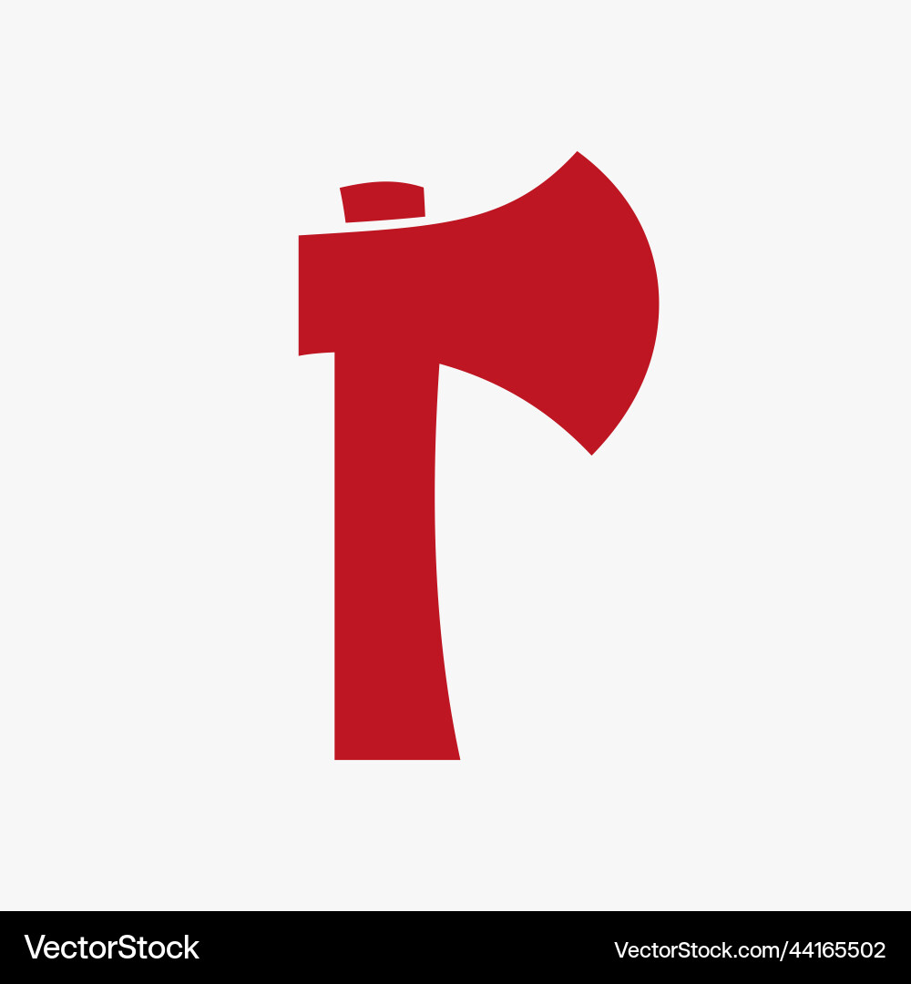 Axe icon template for web computer and mobile app Vector Image
