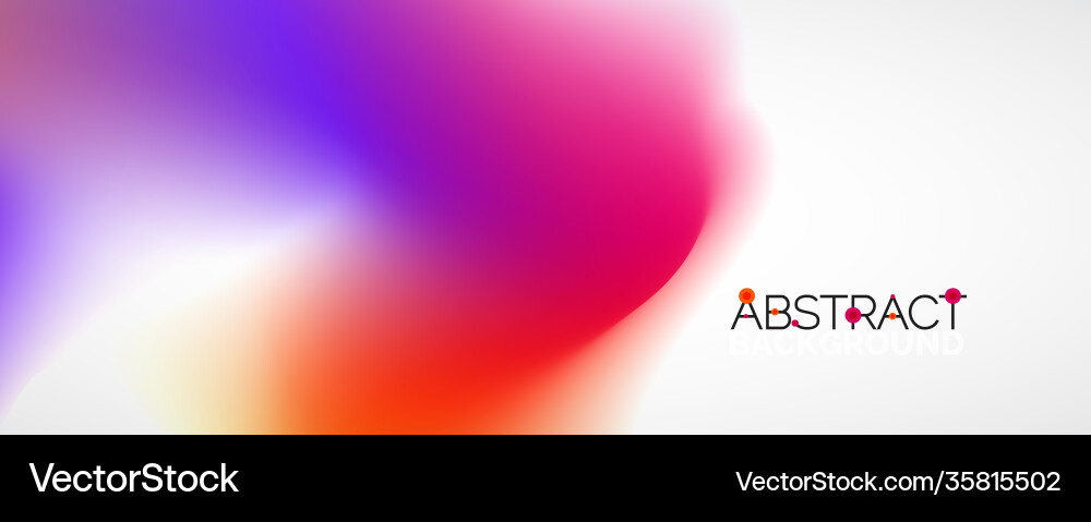 Fluid color gradient abstract background trendy Vector Image