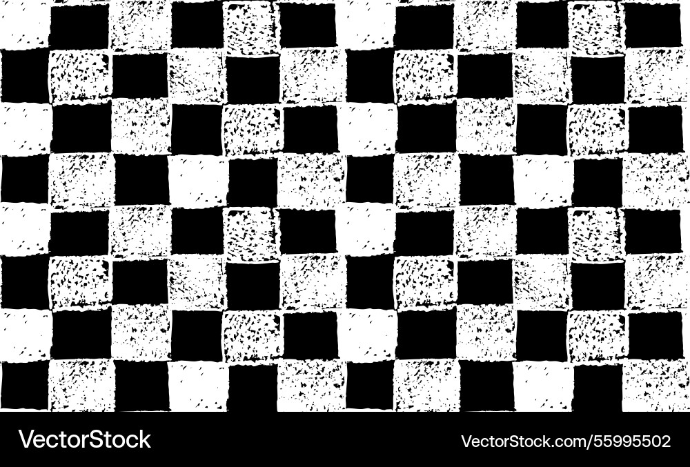 Gingham seamless pattern with jagged Gingham seamless pattern with jagged vector image