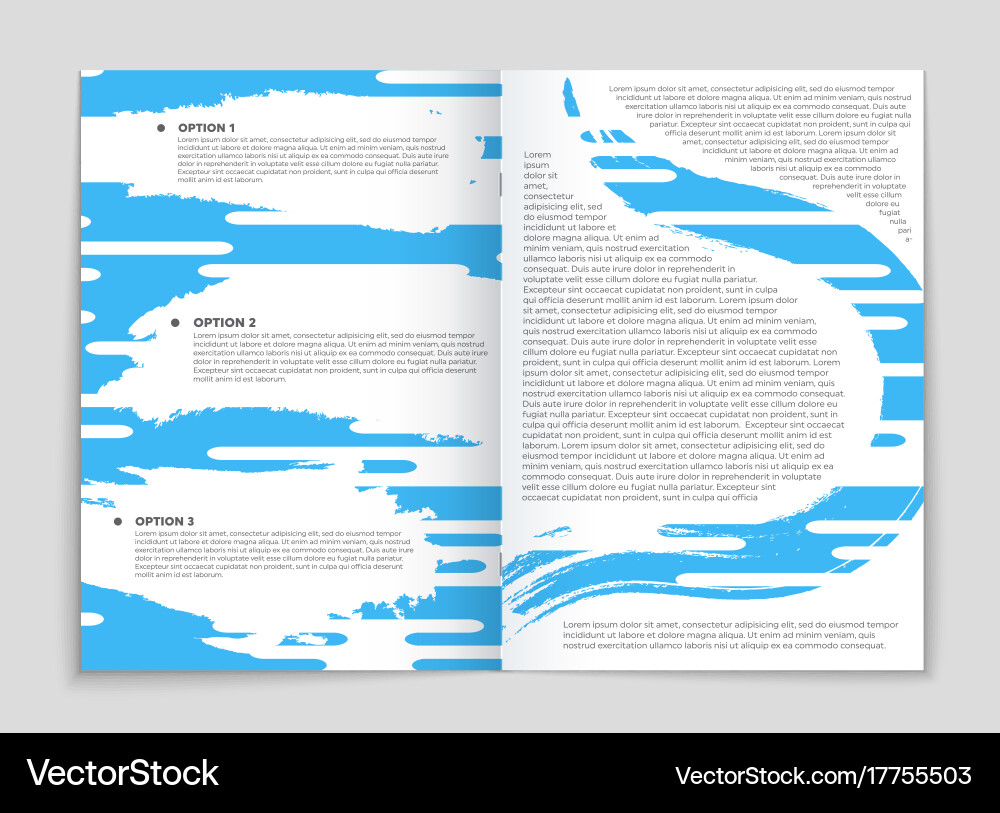 Abstract layout background set for art Vector Image