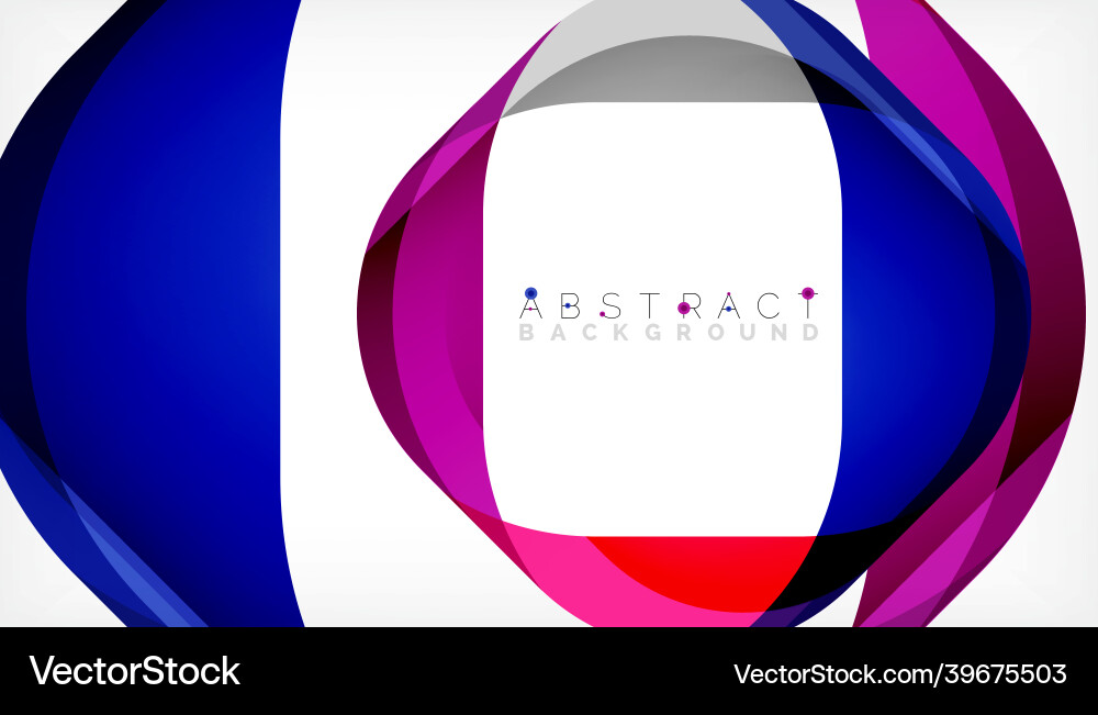 Abstract square shape with overlapping waves Abstract square shape with overlapping waves Vector Image
