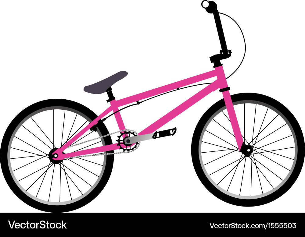 Colorful Bicycle Illustration Vector Image