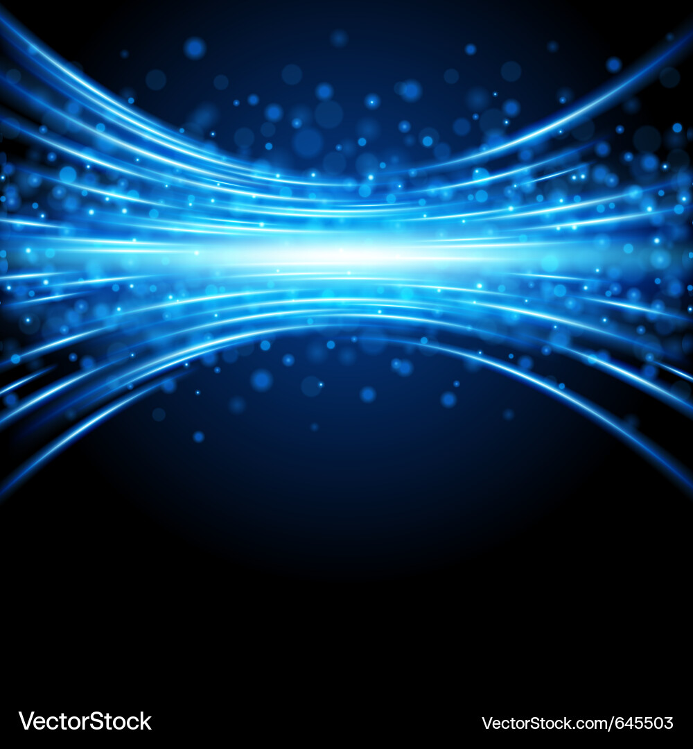 Dynamic Light Lines Vector Image