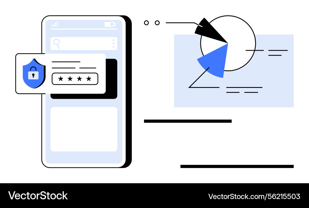Sichere Login- und Datenanalyse mit Graphen Sichere Login- und Datenanalyse mit Graphen vektorbild