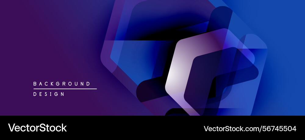 Abstract geometric layers create dynamic blue Abstract geometric layers create dynamic blue vector image
