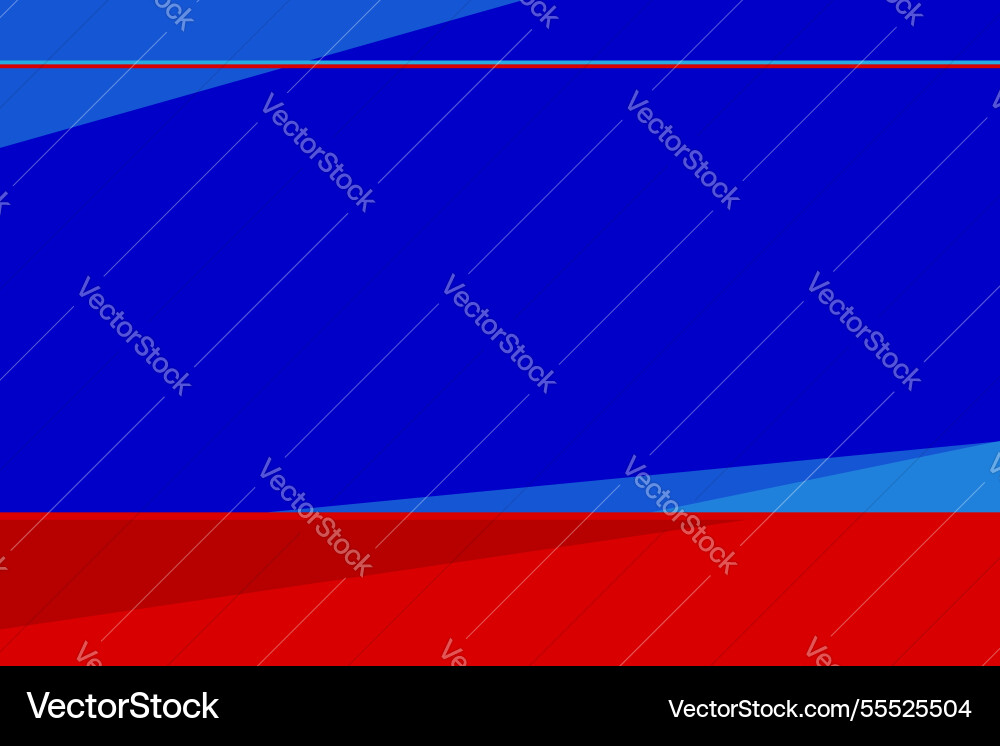 Blue and red color frame banner web template Vector Image