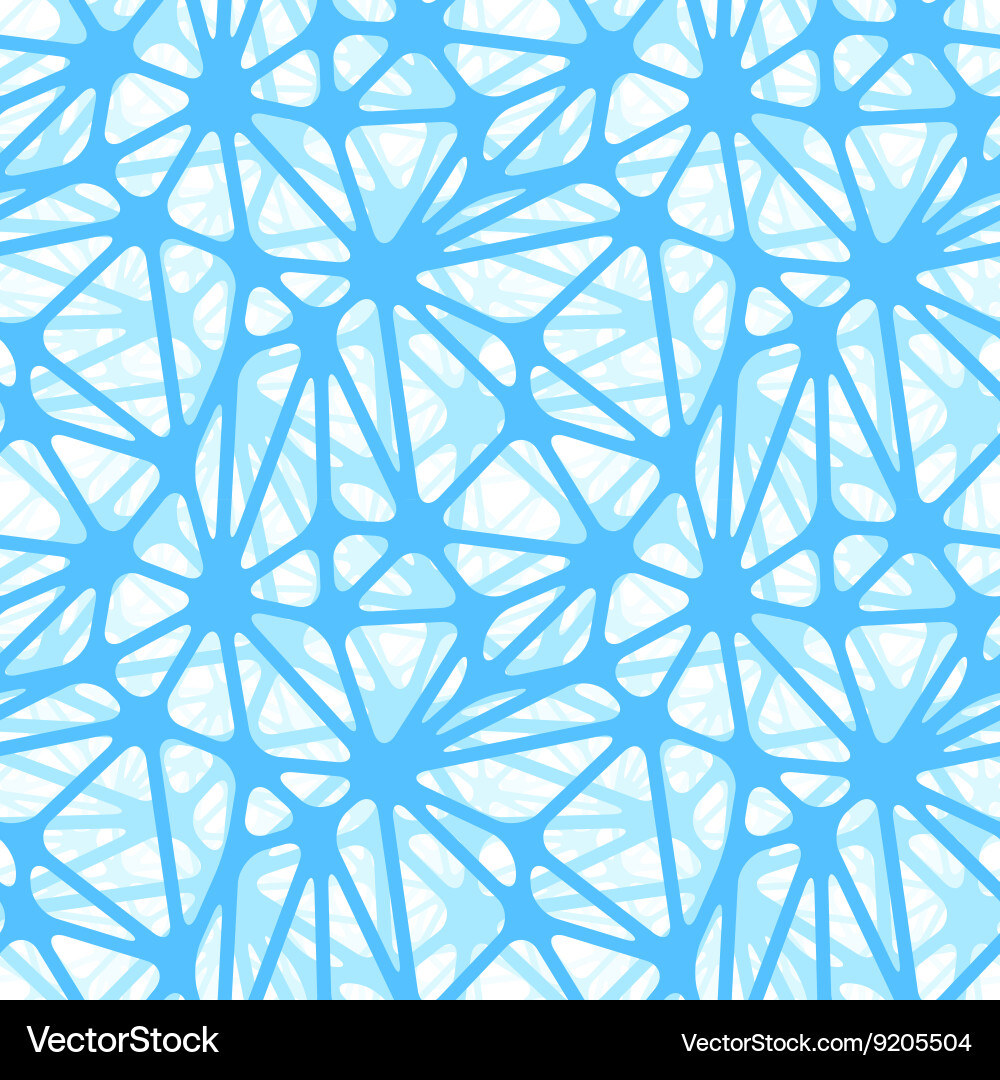 Blue Neural Network Pattern vector image