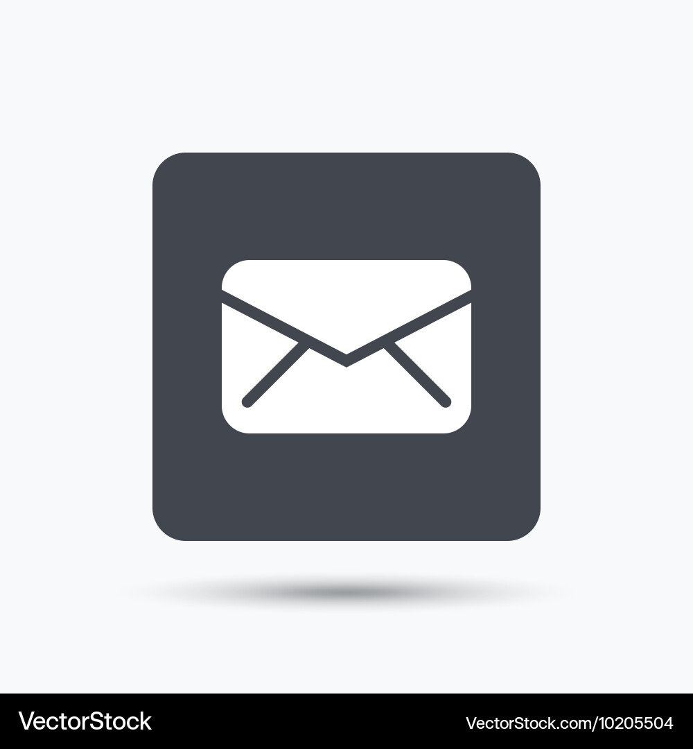 Envelope icon send message sign Vector Image