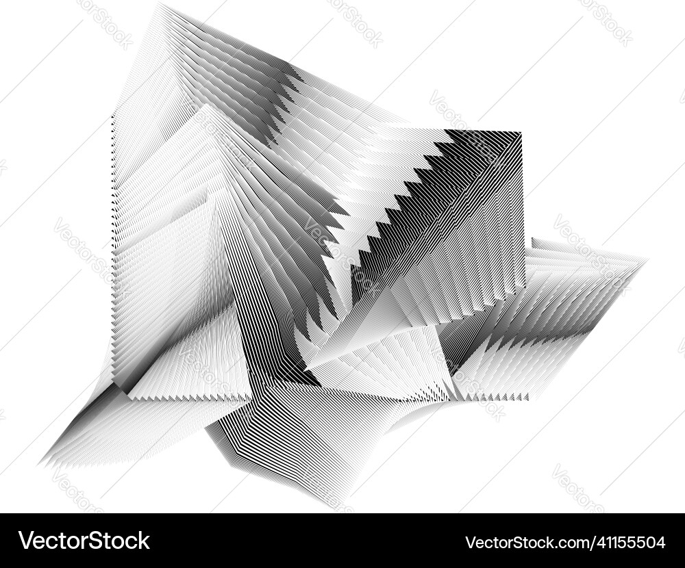 Rgb abstract halftone lines dynamic background Vector Image