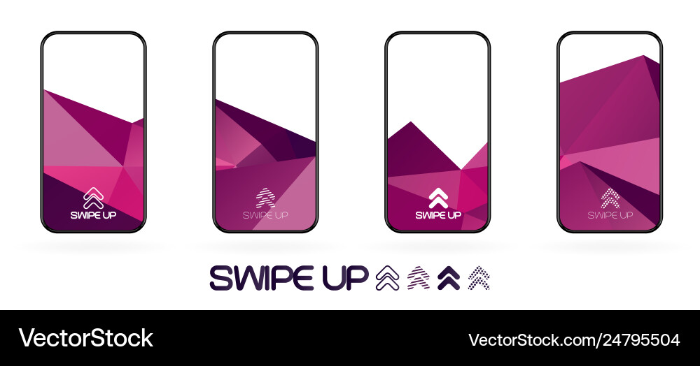 Triangular polygonal geometric background swipe Vector Image
