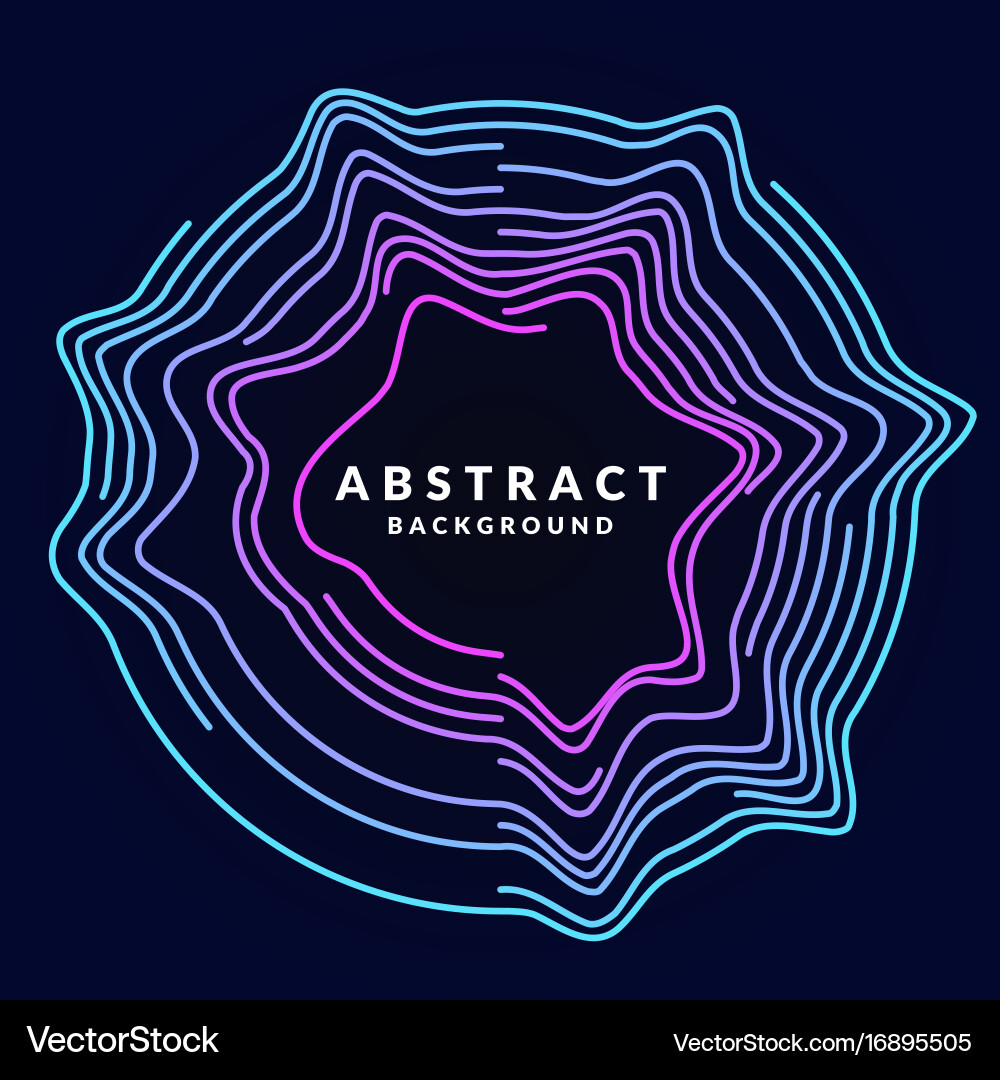 Dynamic Waves Background vector image