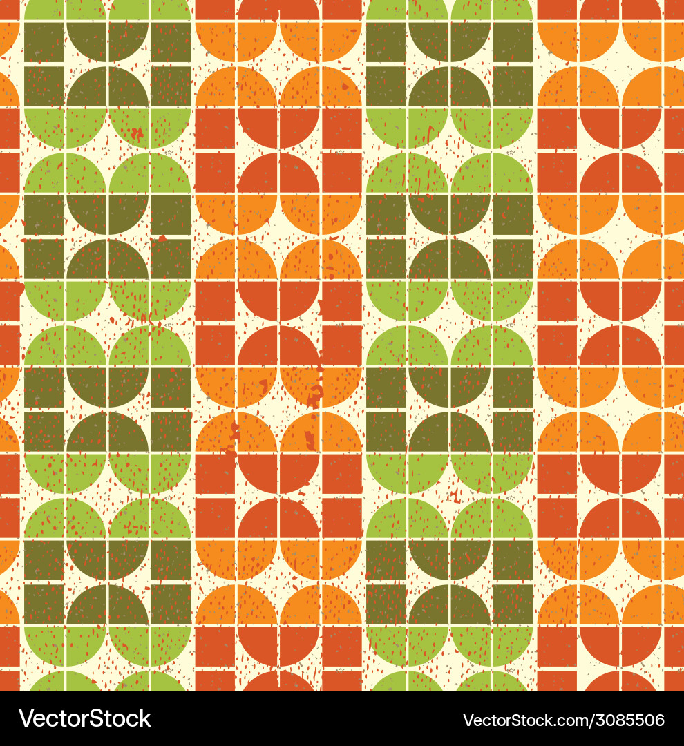 Abstract colorful tiles seamless pattern Vector Image