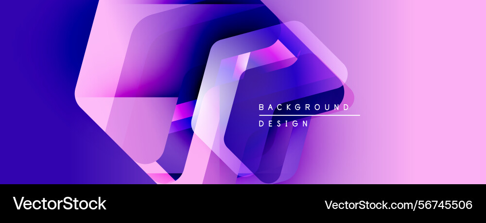 Abstract geometric shapes overlap creating Abstract geometric shapes overlap creating vector image