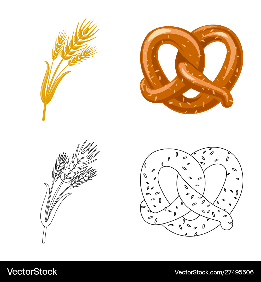 Isolated object pub and bar symbol collection Vector Image