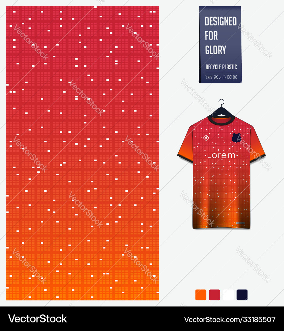 Red Abstract Geometric Pattern Vector Image