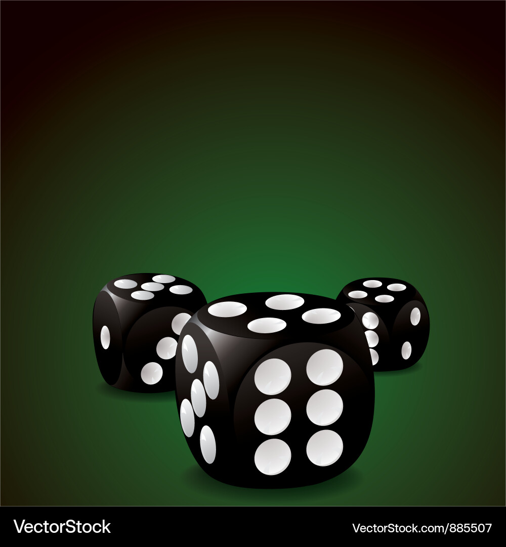Rolling Dice vector image