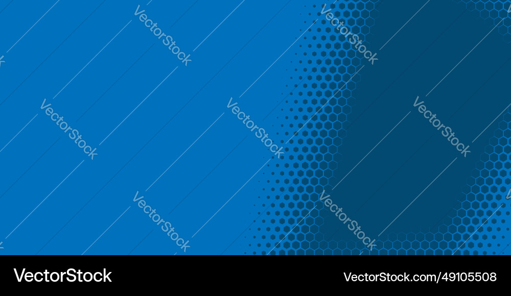 Geometric abstract hexagon two color background Vector Image