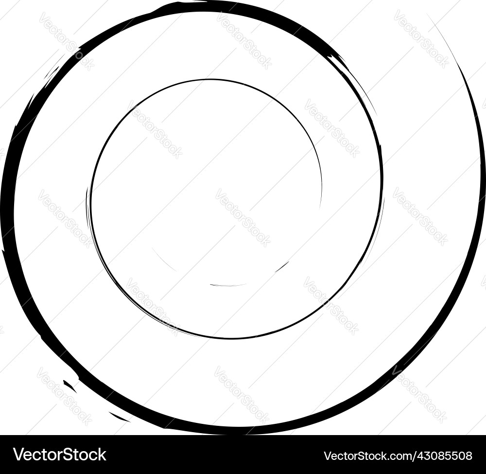Grungy textured spiral design element Grungy textured spiral design element vector image