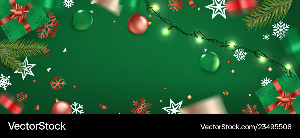 Happy new year banner christmas background xmas Happy new year banner christmas background xmas vector image